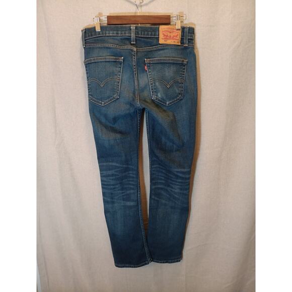 Levi's 514 Men's Blue Jeans 32X32 Classic Straight Fit Denim - Picture 2 of 6